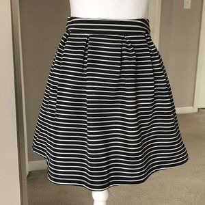 Blue Rain Striped Skirt